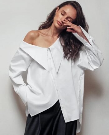 Sexy Cold-shoulder Elegant Loose Shirt