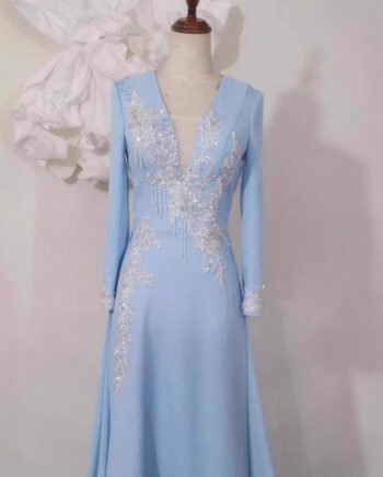 Light Luxury Minority Temperament Long Sleeve Performance Costume